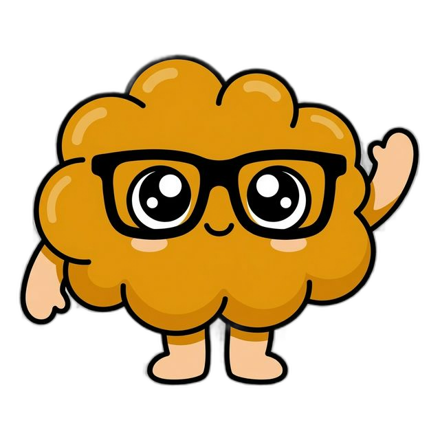 NerdExam mascot waving